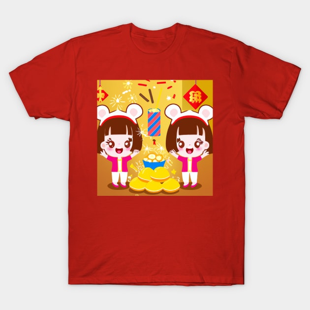 Gong Xi Fai Cai! Happy Year of the Rabbit T-Shirt by sadfwer